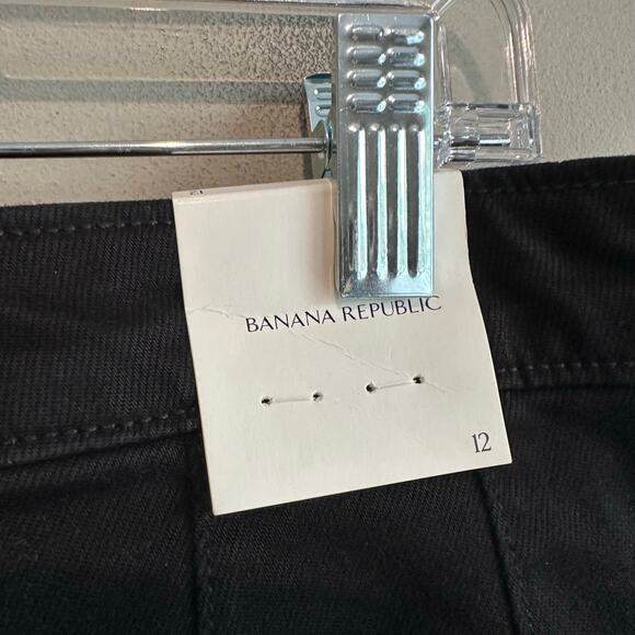 Banana Republic The Weekender Straight Leg Pant Black 12 713476 - Picture 10 of 14